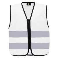 Kids´ Hi-Vis Safety Vest With Front Zipper Aalborg