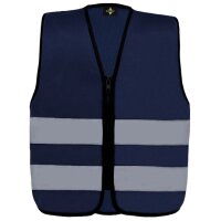 Kids´ Hi-Vis Safety Vest With Front Zipper Aalborg