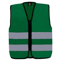 Kids´ Hi-Vis Safety Vest With Front Zipper Aalborg
