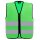 Kids´ Hi-Vis Safety Vest With Front Zipper Aalborg