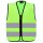 Kids´ Hi-Vis Safety Vest With Front Zipper Aalborg