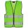 Kids´ Hi-Vis Safety Vest With Front Zipper Aalborg
