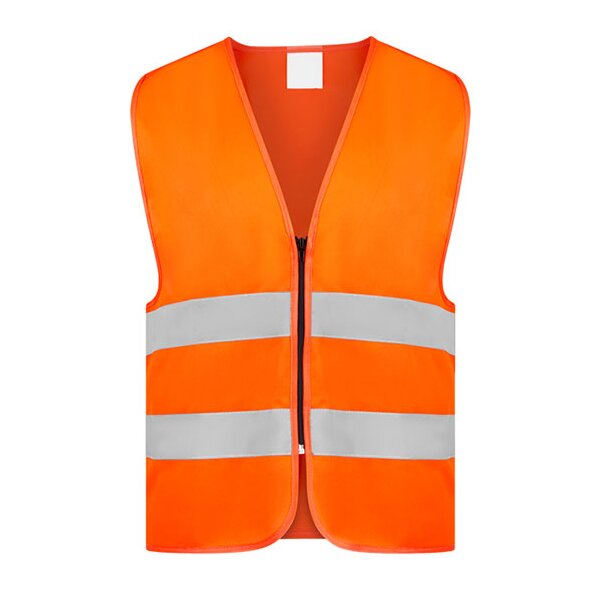 Hi-Vis Safety Vest Cologne With Front Zipper