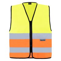 Hi-Vis Safety Vest Cologne With Front Zipper