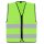 Hi-Vis Safety Vest Cologne With Front Zipper