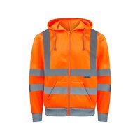 Hi-Vis Workwear Hooded Sweat-Jacket Galway