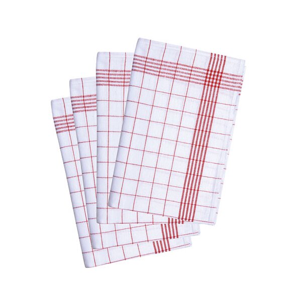 Geschirrtuch kariert (10-er Pack)