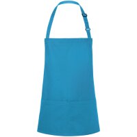 Kurze Latzschürze Basic mit Schnalle und Tasche