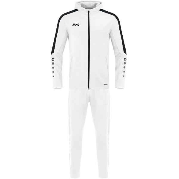 Trainingsanzug Polyester Power mit Kapuze