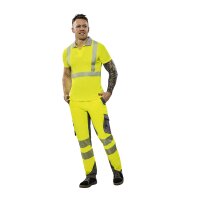 Warnschutz Poloshirt kurzarm 1/4