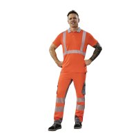 Warnschutz Poloshirt kurzarm 1/4