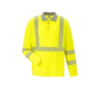 Warnschutz Poloshirt langarm 1/1