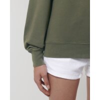 Matcher Vintage  |  Stückgefärbtes Unisex-Sweatshirt aus Terry mit Rundhalsausschnitt und normaler Passform