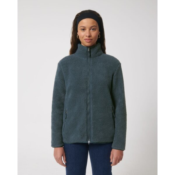 Outsider  |  Unisex-Sherpa-Sweatshirt mit Reißverschluss