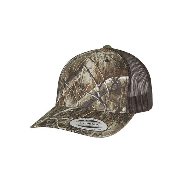 YP Classics Realtree Camo Retro Trucker Cap