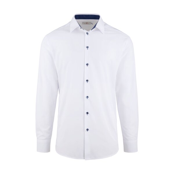 BUSINESS&CASUAL Hemd 1/1, kontrast, Herren