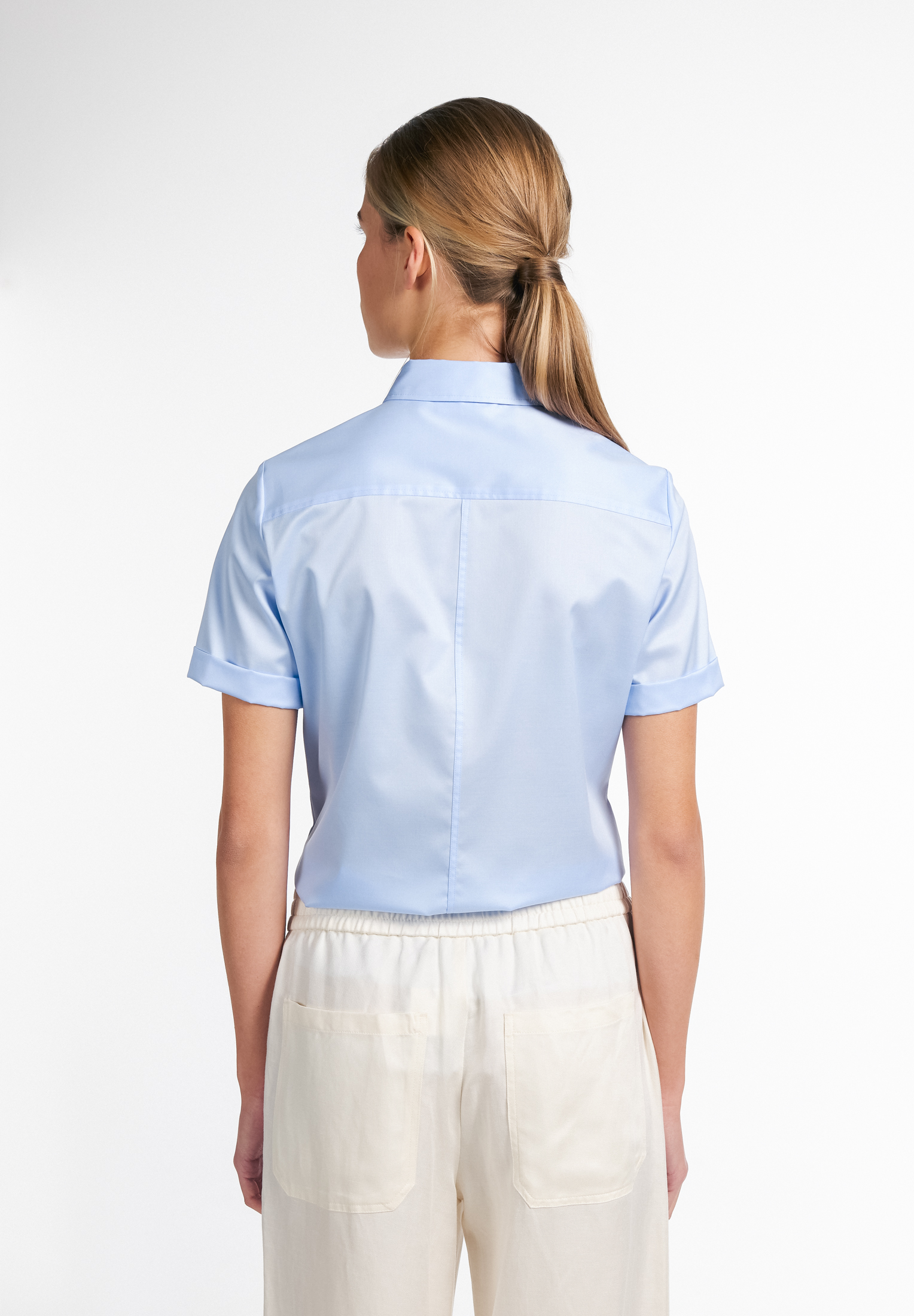 H708 Damenbluse Kurzarm