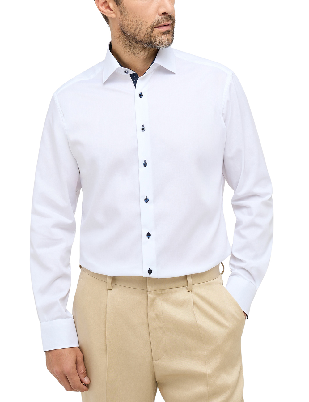 X13K Herrenhemd Langarm (verlängert 68cm)
