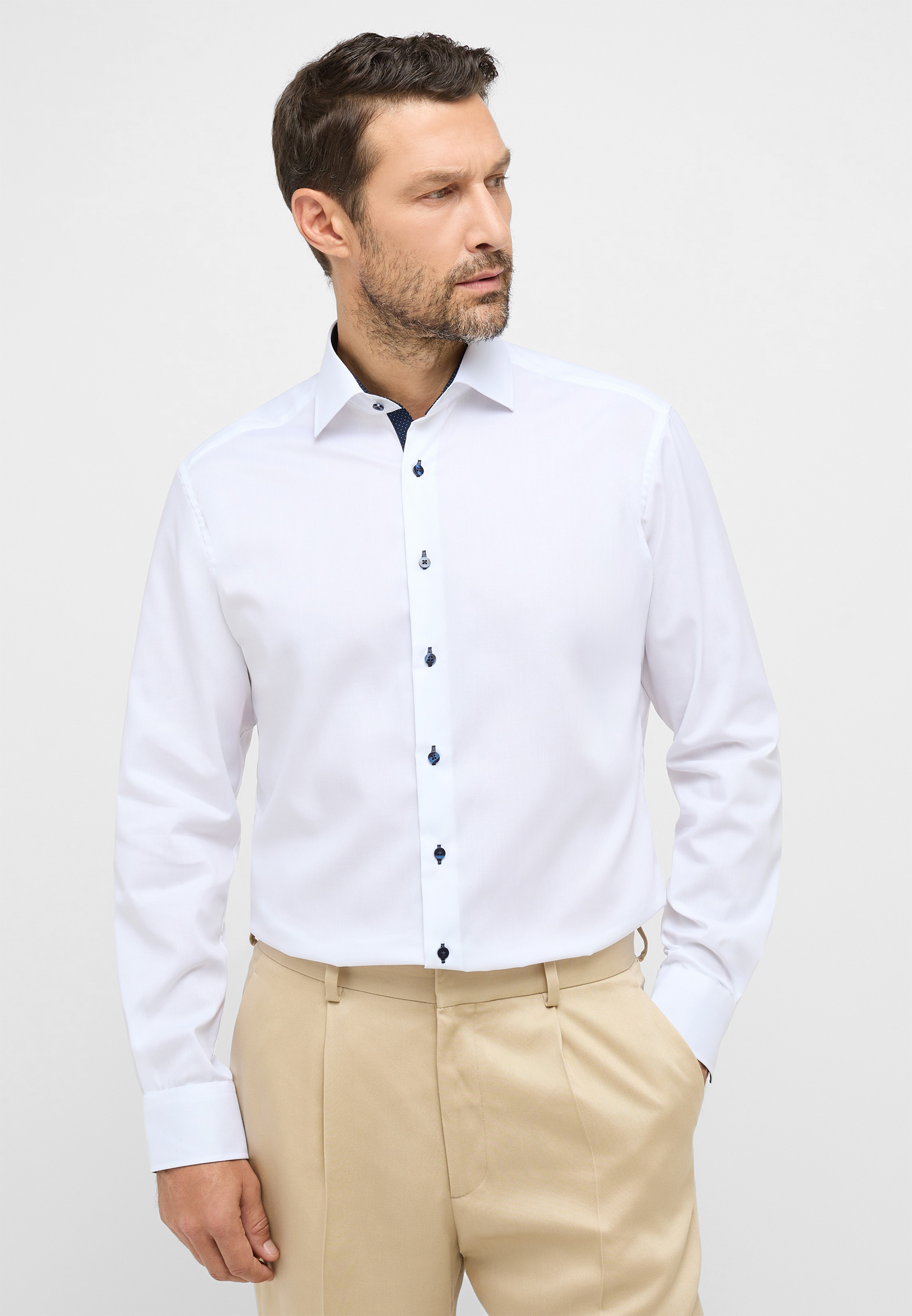 X13K Herrenhemd Langarm (verlängert 68cm)