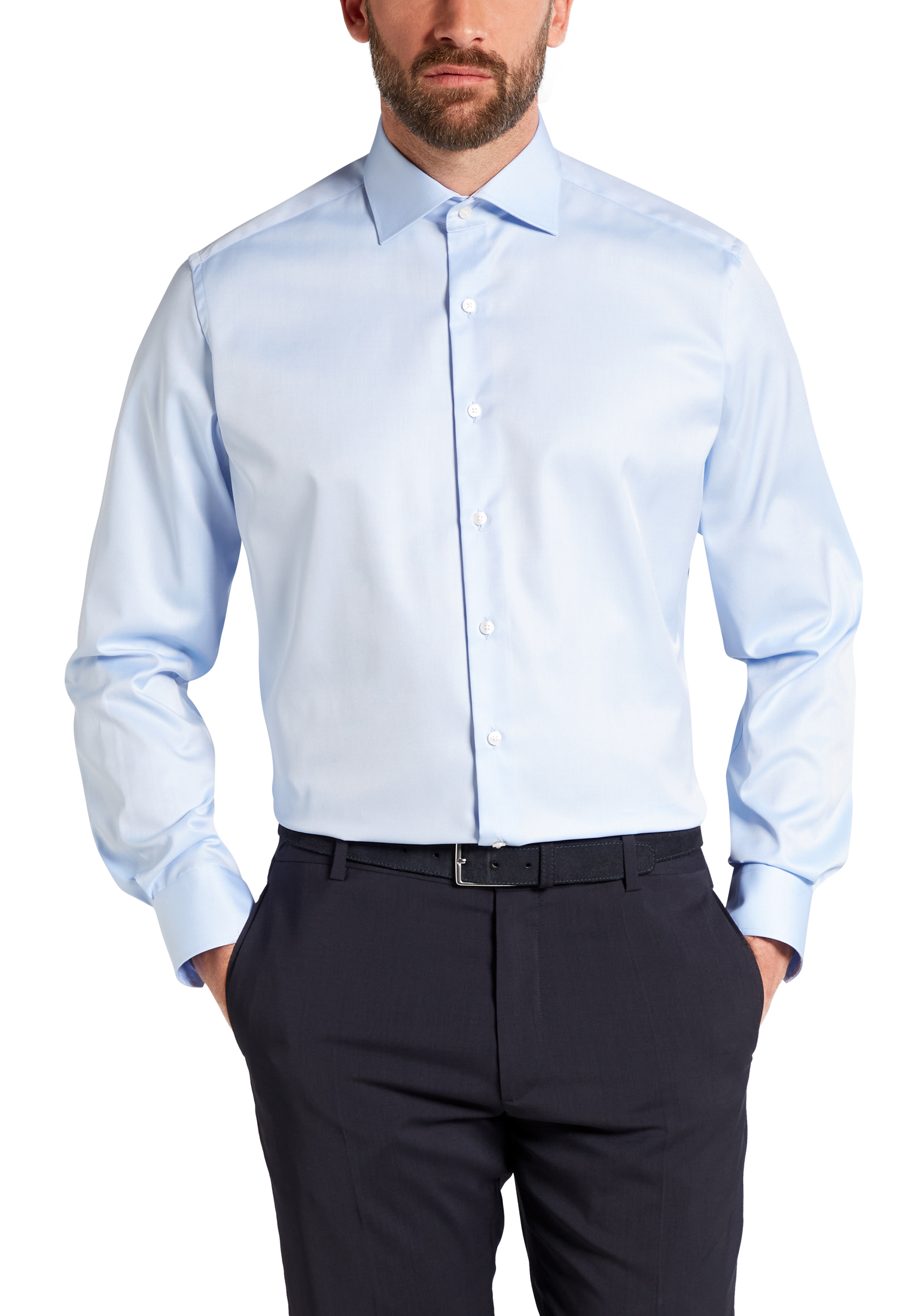 X18K Herrenhemd Langarm (verlängert 72cm)