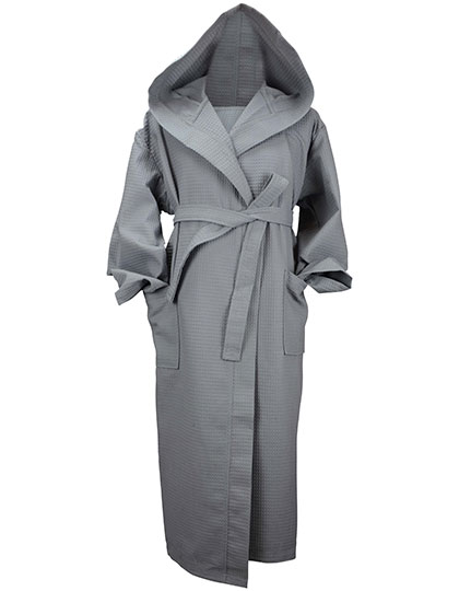 Robezz® Waffle Bathrobe With Hood - AR028 - A&R