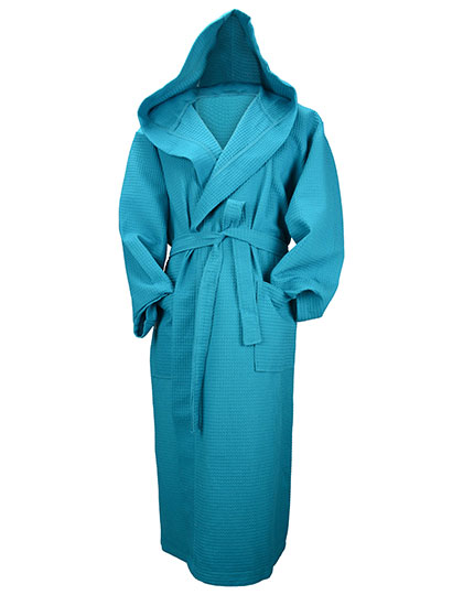 Robezz® Waffle Bathrobe With Hood - AR028 - A&R