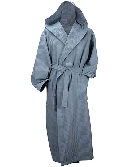 Robezz® Waffle Bathrobe With Hood - AR028 - A&R