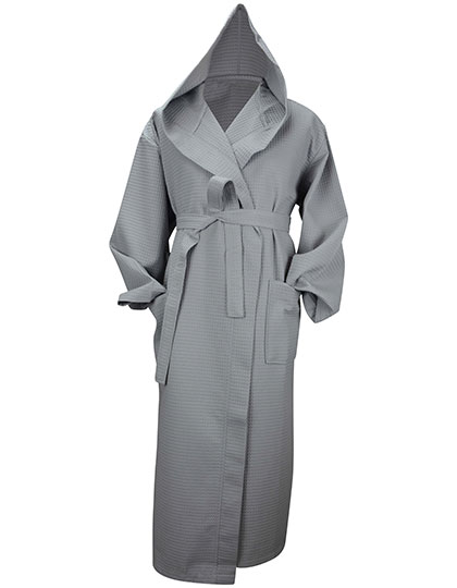 Robezz® Waffle Bathrobe With Hood - AR028 - A&R