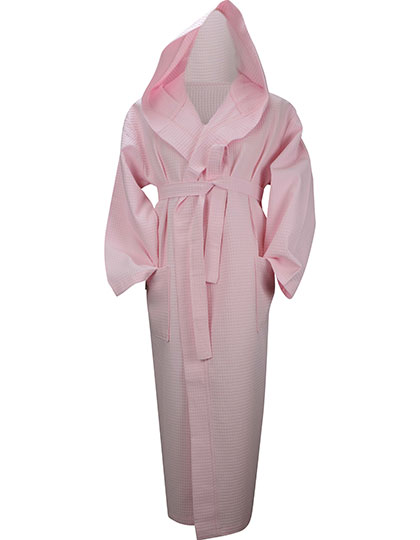 Robezz® Waffle Bathrobe With Hood - AR028 - A&R