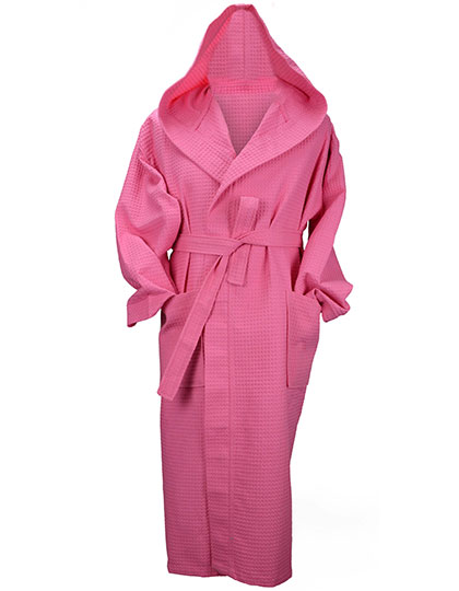 Robezz® Waffle Bathrobe With Hood - AR028 - A&R