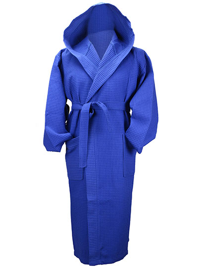 Robezz® Waffle Bathrobe With Hood - AR028 - A&R