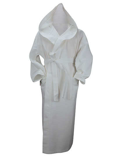 Robezz® Waffle Bathrobe With Hood - AR028 - A&R