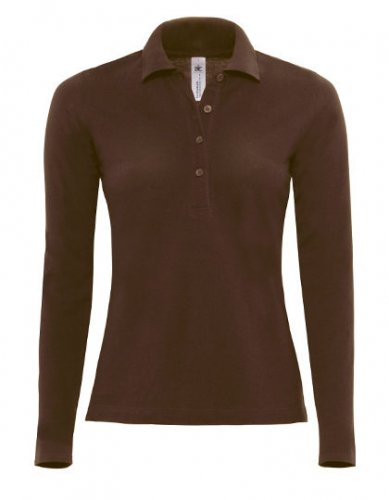 Women´s Polo Safran Pure Long Sleeve - BCPW456 - B&C