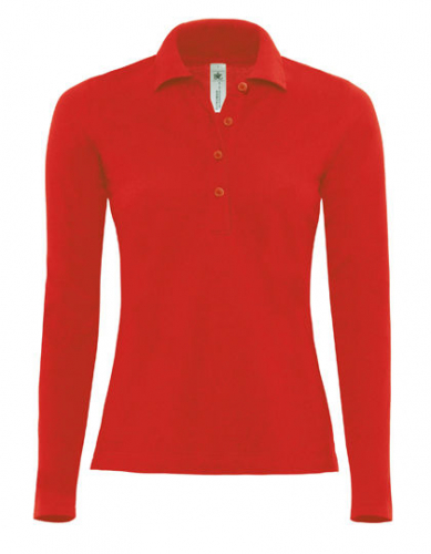 Women´s Polo Safran Pure Long Sleeve - BCPW456 - B&C