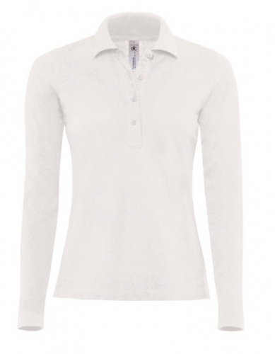 Women´s Polo Safran Pure Long Sleeve - BCPW456 - B&C