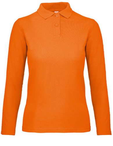 Women´s Long Sleeve Polo ID.001 - BCPWI13 - B&C