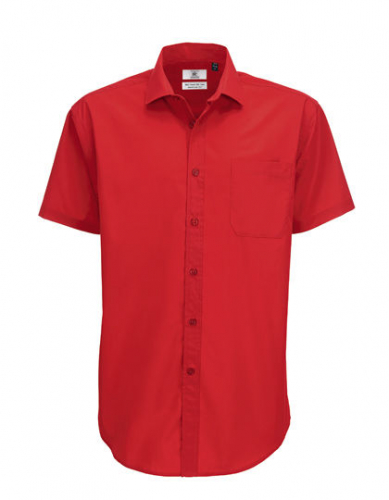 Men´s Poplin Shirt Smart Short Sleeve - BCSMP62 - B&C