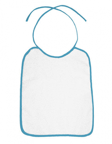 Piped Border Baby Bib Terry - BD781 - Bear Dream