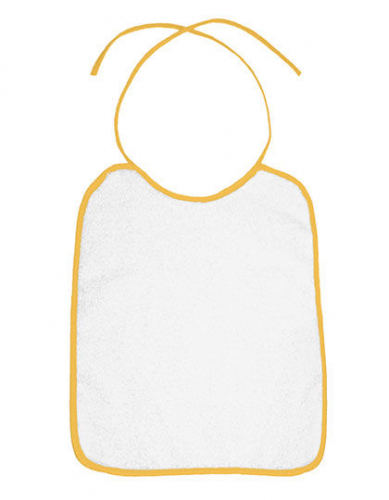 Piped Border Baby Bib Terry - BD781 - Bear Dream
