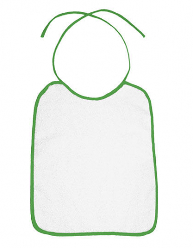 Piped Border Baby Bib Terry - BD781 - Bear Dream
