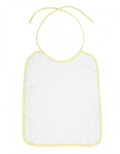 Piped Border Baby Bib Terry - BD781 - Bear Dream