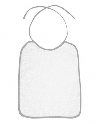 Piped Border Baby Bib Terry - BD781 - Bear Dream