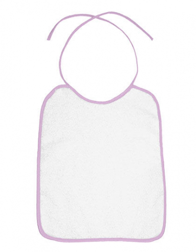 Piped Border Baby Bib Terry - BD781 - Bear Dream