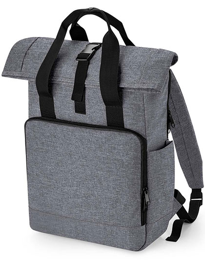 Recycled Twin Handle Roll-Top Laptop Backpack - BG118L - BagBase