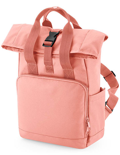Recycled Mini Twin Handle Roll-Top Backpack - BG118S - BagBase
