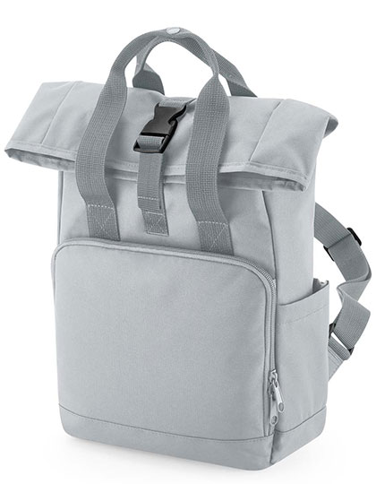 Recycled Mini Twin Handle Roll-Top Backpack - BG118S - BagBase