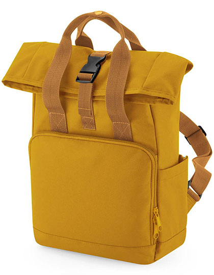 Recycled Mini Twin Handle Roll-Top Backpack - BG118S - BagBase