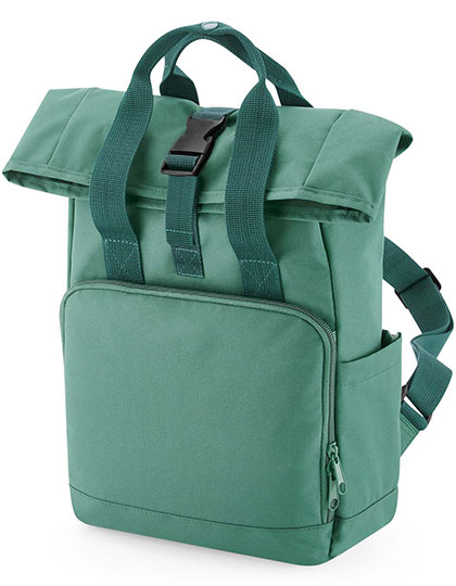 Recycled Mini Twin Handle Roll-Top Backpack - BG118S - BagBase