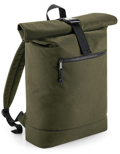 Recycled Roll-Top Backpack - BG286 - BagBase