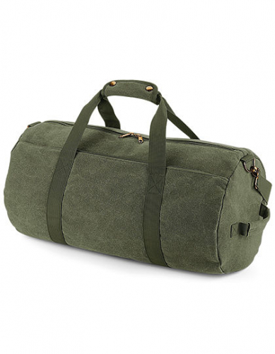 Vintage Canvas Barrel Bag - BG655 - BagBase